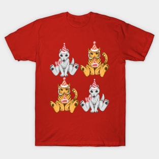 Party Hat Tigers and Wolves T-Shirt